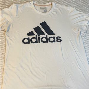 White Adidas shirt XL